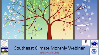 Southeast Climate Monthly Webinar + Fires in the Southeast