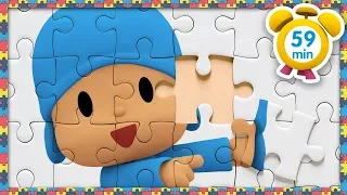 😛 POCOYO FRANÇAIS - Jeux de puzzle amusant [ 59 min ] | Dessin animé pour enfants