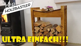 Brennholzlege für die Werkstatt - Es werde Ordnung...