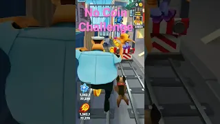 no coin challenge#shorts #subwaysurfers #shortsfeed