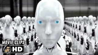 I, ROBOT CLIP COMPILATION (2004) Will Smith