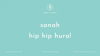 sanah - hip hip hura! (Karaoke/Instrumental)