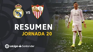 Highlights Real Madrid vs Sevilla FC (2-1)