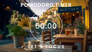 50/10 Pomodoro Timer 🎵 Chill Lofi Vibes 🛻 Stop Overthinking [chill lo-fi hip hop beats]