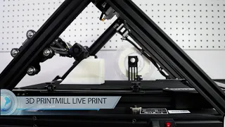 Time Lapse of 3D Printed Train on CR-30 3D PrintMill Belt Printer Creality 3D Printer