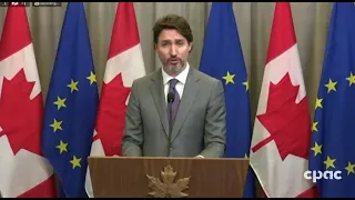 PM Trudeau holds news conference with EU policy leaders - October 29, 2020