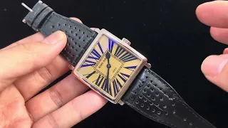 所有頂級野結合埋，但係價錢又平到核爆 18k WG ROGER DUBUIS GOLDEN SQUARE G40，貴金屬￼限量數量少自家機芯日內瓦印記 二手都係得嗰幾皮