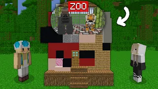 Celui qui Construit le Meilleur ZOO Minecraft a Gagné