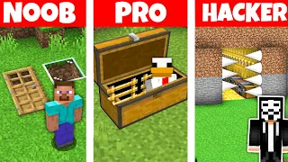 J'ai Triché avec des PASSAGES SECRETS PIÉGÉ NOOB vs PRO vs HACKER !