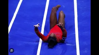 Simone Biles wins vault silver at gymnastics worlds despite fall