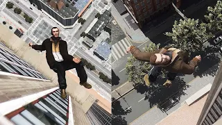 GTA IV vs GTA V Ragdoll #Shorts