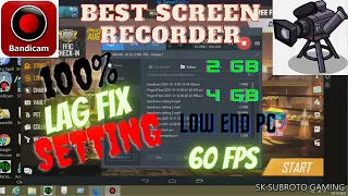 How To Record Games With No Lag or FPS Drop | Bandicam Best Settings