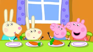 Dîner chez Rebbeca Rabbit | Peppa Pig Français Episodes Complets