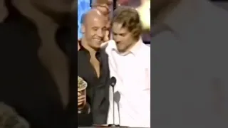 Formerly one award two men Now two awards one man #paulwalker #vindiesel #shorts