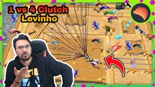 Best Moments 1 Vs 4 Clutch in PUBG MOBILE By Levinho | Most Famous PUBG Player Levinho Best Moments😈