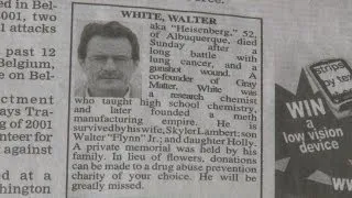 Breaking Bad obituary goes viral