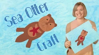 DIY Painting with Soap | A Sea Otter Craft for Kids | Fun Art Project