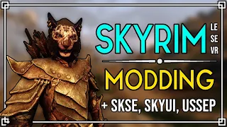 How to Install Skyrim LE, SE, VR Mods (+ SKSE, SkyUI, USSEP) | MO 2 Modding Basics