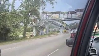 Overhead Bridge for Motorcycles in JB Johor Bahru !