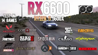 RX 6600 Test in 14 Games in 2023 ft Ryzen 5 5600X