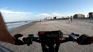 Riding on the beach on EKX X21 eBike | Natural Sound