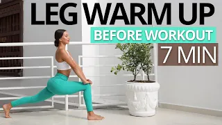 LEG WARM UP STRETCH TO DO BEFORE WORKOUT | Improve Mobility & Flexibility | No Equipment / Daniela