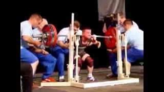 Dariusz Wszola (POL) Squats 2.attempt: 240 kg - World Games 2005 Powerlifting Men's -67,5 kg