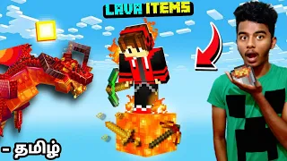 Minecraft but there are CUSTOM LAVA ITEMS in Tamil | Minecraft Mods || Tamil