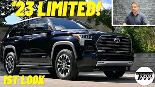 FIRST LOOK!! 2023 Toyota Sequoia LIMITED! All-New!