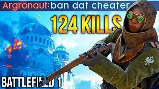 Battlefield 1 ENEMY TEAM THINKS I CHEAT? Salty Hacker Accusations BF1 Sniper (with chat reactions)