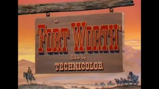 Fort Worth (1951) - Main Title & Ending Card "Titles" - (WB - 1951)