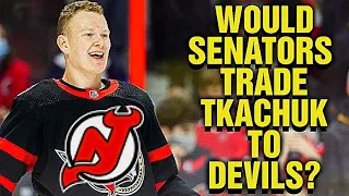 Ottawa Senators TRADE RUMORS Again With Brady Tkachuk? NJ Devils as a Possible trade Partner?