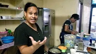 Native Fijian Food and Restaurant: Making RouRou. Pt 9/10