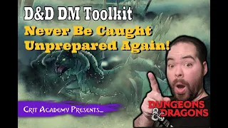 D&D DM Toolkit | Never Be Caught Unprepared Again! | 1 Minute Dungeons & Dragons Tips