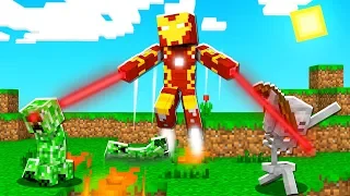 PLAYING as IRON MAN in Minecraft! (Crazy Craft)