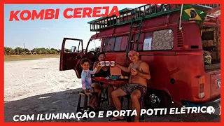 kombi com iluminação e porta potti elétrico @konbicerejanaestrada2020