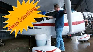 Abandoned airplane gets Fuel leak repair Cessna 182P Replacing the fuel sending unit