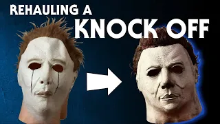 Rehauling a Knock Off Michael Myers Mask | Horrorshow Art | Halloween