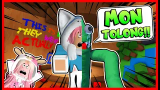 ATUN DITANGKAP DAN DIUBAH MENJADI GREEN RAINBOW FRIEND !! Feat @sapipurba Roblox RolePlay