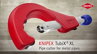 90 31 03 KNIPEX TubiX® XL Pipe Cutter Product Video