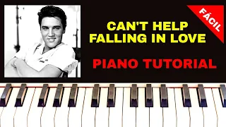 Como tocar Can't Help Falling In Love (Elvis Presley) no piano ou teclado | Tutorial Fácil