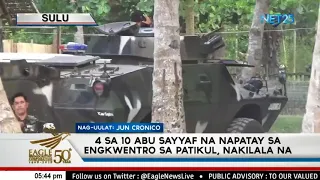 4 sa 10 abu sayyaf na napatay sa engkwentro sa Patikul, Sulu nakilala na