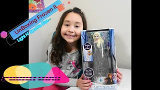 UnBoxing Light N´ Sparkle Elsa Frozen II