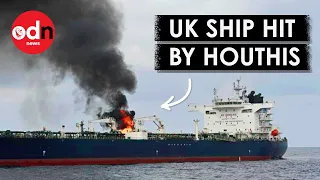 British-linked Tanker on Fire After Houthi Missile Attack