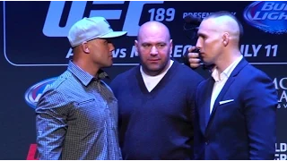 UFC 189 World Championship Tour: New York Press Conference Staredowns