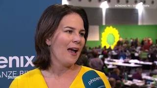 Grüne: Interview mit Co-Parteichefin Annalena Baerbock beim Parteitag in Bielefeld