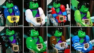 Bruce Banner Performs All Big-Fig Characters Transform in LEGO Marvel's Avengers