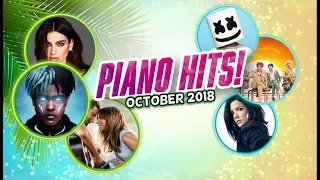 Piano Hits ♫ Pop Songs October 2018 : 1 hr of hits, music for classroom ,study pop instrumental