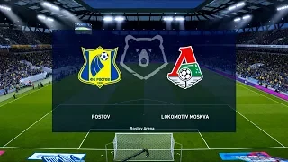 Rostov vs Lokomotiv Moscow | 2019-20 Russian Premier Liga | PES 2020