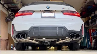 2023 BMW M340i + Dinan Exhaust: Startup & Revs